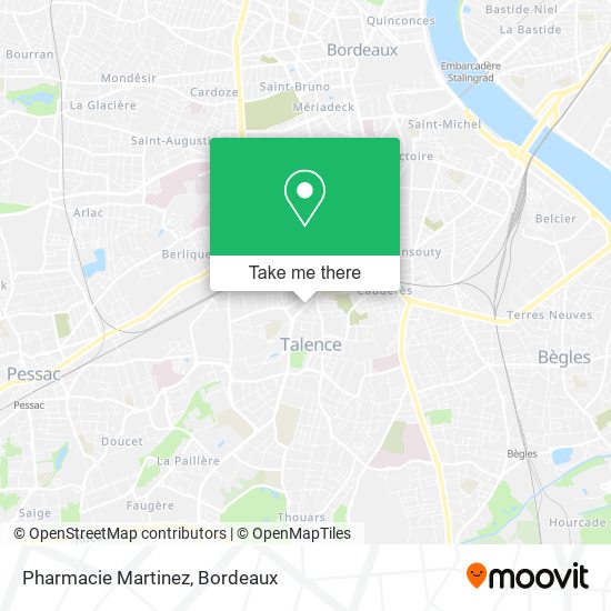 Pharmacie Martinez map