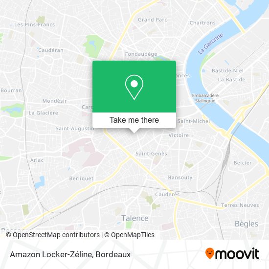 Mapa Amazon Locker-Zéline