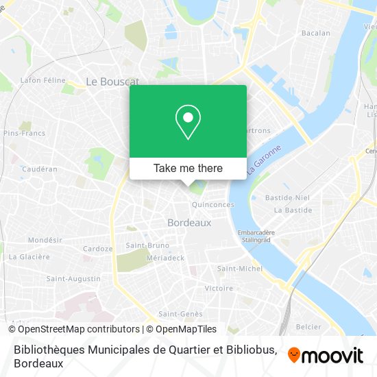 Bibliothèques Municipales de Quartier et Bibliobus map