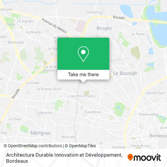 Architecture Durable Innovation et Développement map