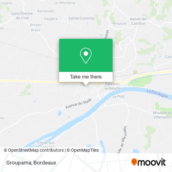 Groupama map