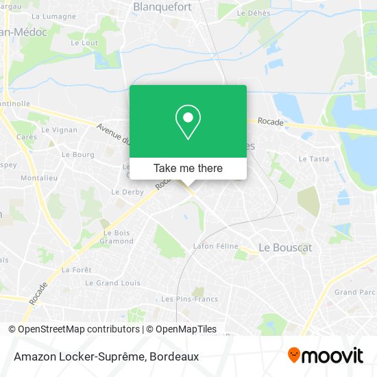 Amazon Locker-Suprême map