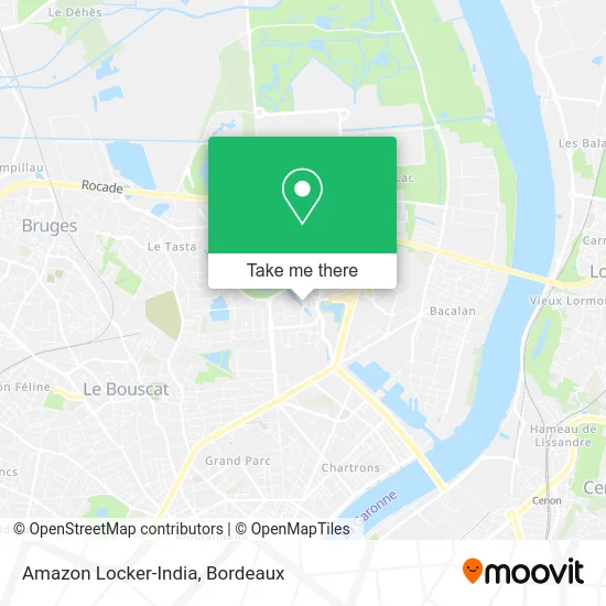 Amazon Locker-India map