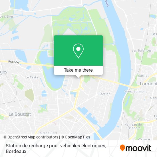 Mapa Station de recharge pour véhicules électriques