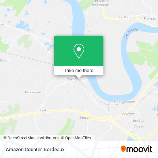 Amazon Counter map