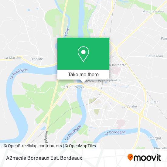 Mapa A2micile Bordeaux Est