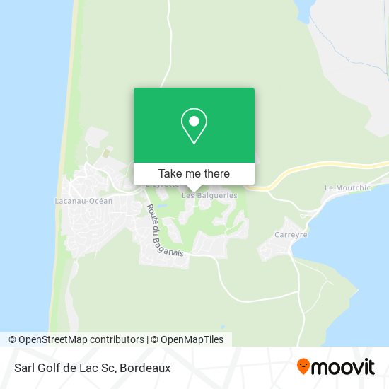 Sarl Golf de Lac Sc map