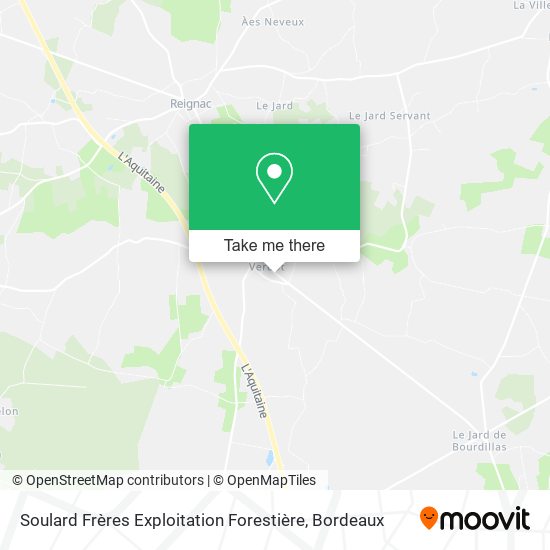Soulard Frères Exploitation Forestière map