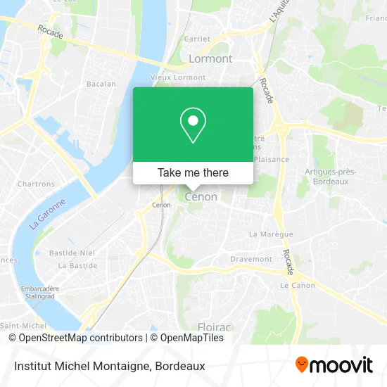 Institut Michel Montaigne map