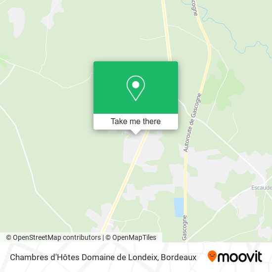 Chambres d'Hôtes Domaine de Londeix map