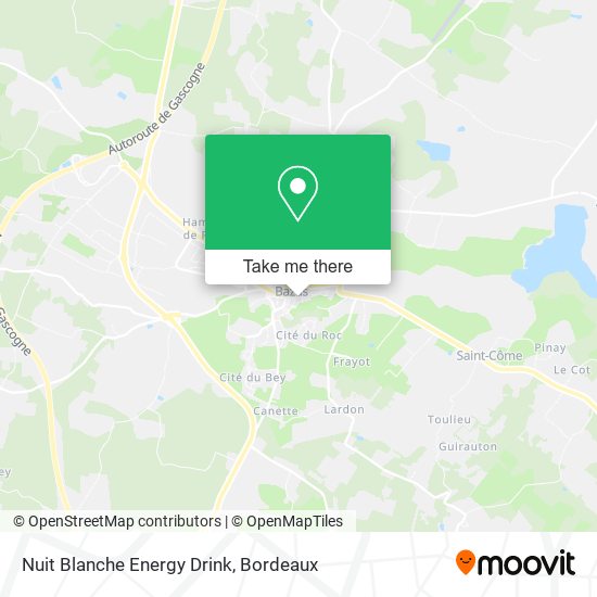 Nuit Blanche Energy Drink map