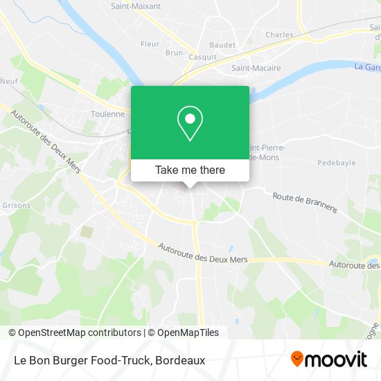 Le Bon Burger Food-Truck map