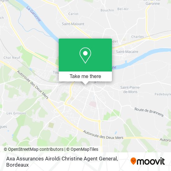 Axa Assurances Airoldi Christine Agent General map