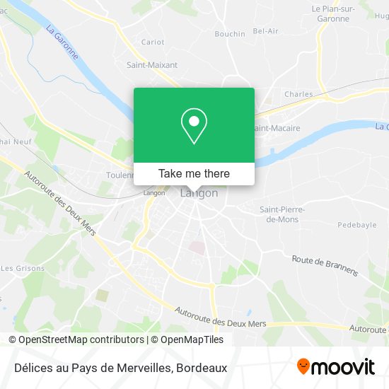 Délices au Pays de Merveilles map