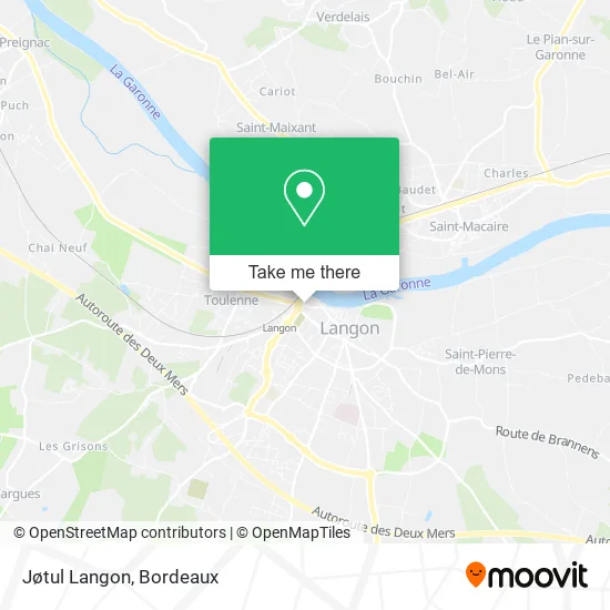 Jøtul Langon map