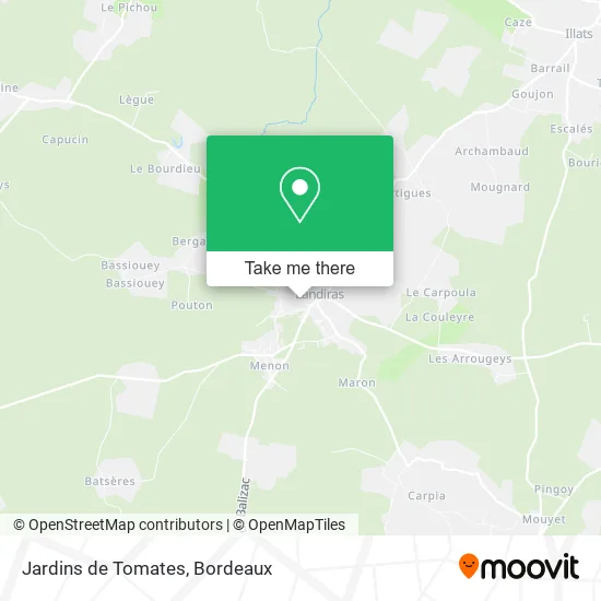 Jardins de Tomates map