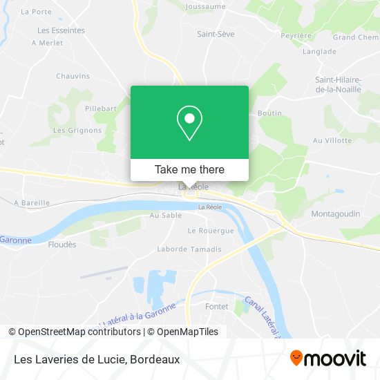 Mapa Les Laveries de Lucie