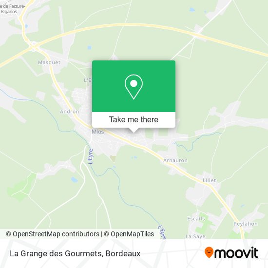 La Grange des Gourmets map