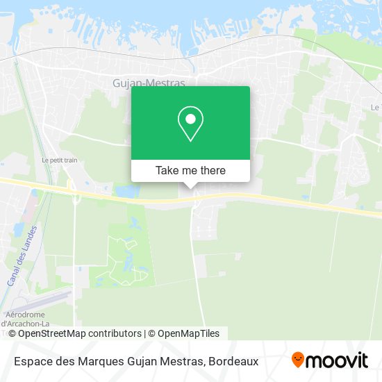 Espace des Marques Gujan Mestras map