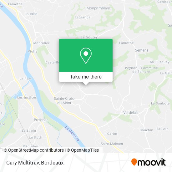 Cary Multitrav map