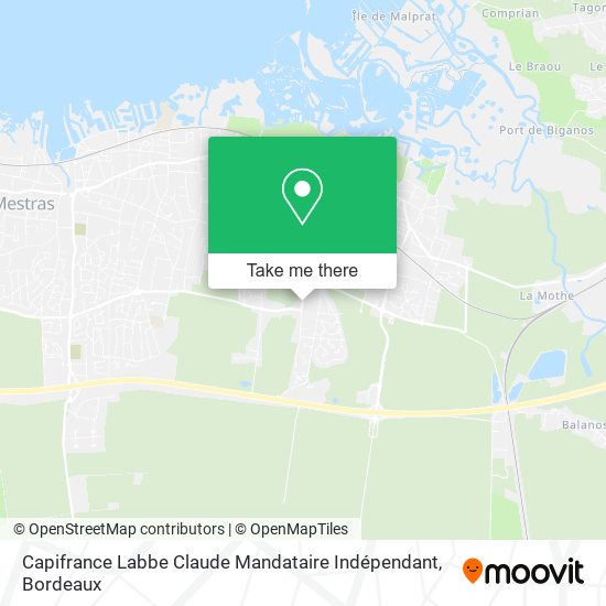 Capifrance Labbe Claude Mandataire Indépendant map