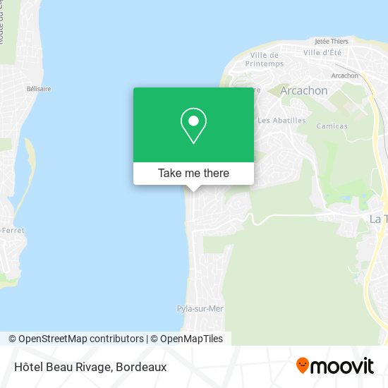 Hôtel Beau Rivage map