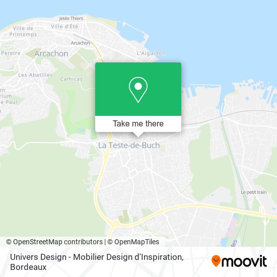 Univers Design - Mobilier Design d'Inspiration map