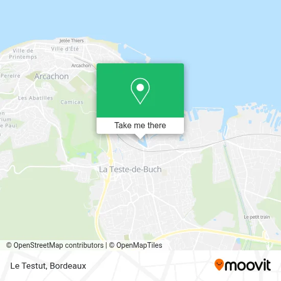 Le Testut map