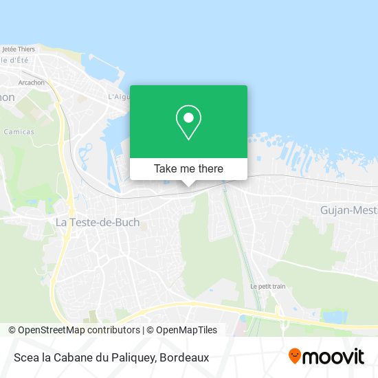 Scea la Cabane du Paliquey map