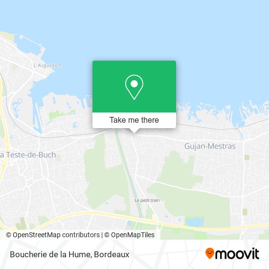 Boucherie de la Hume map