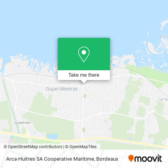 Arca-Huitres SA Cooperative Maritime map