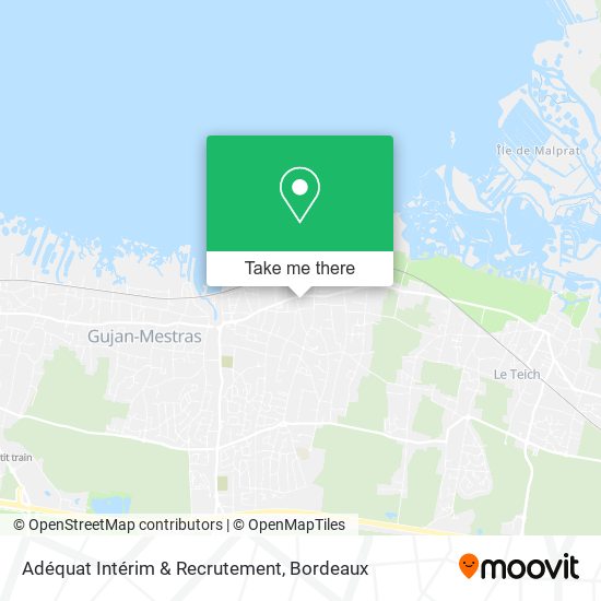 Adéquat Intérim & Recrutement map