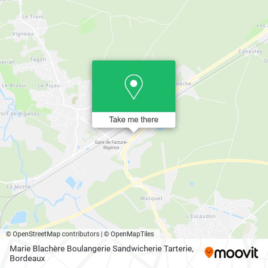 Marie Blachère Boulangerie Sandwicherie Tarterie map