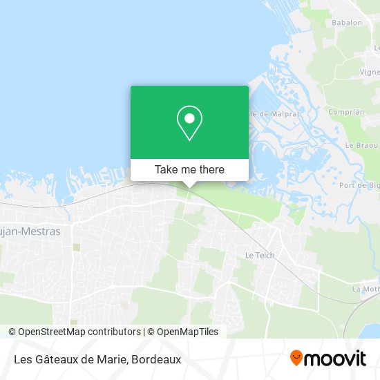 Les Gâteaux de Marie map