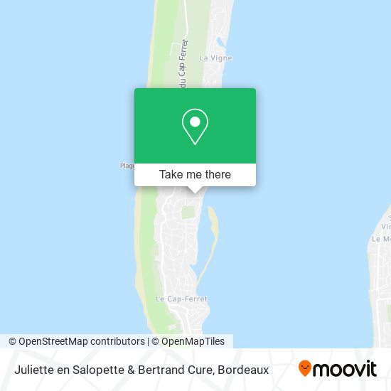 Juliette en Salopette & Bertrand Cure map