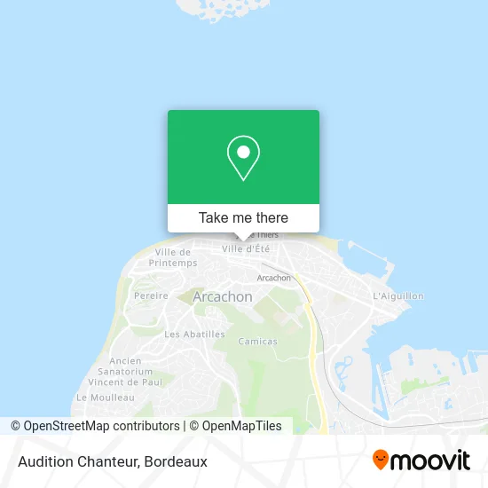 Audition Chanteur map