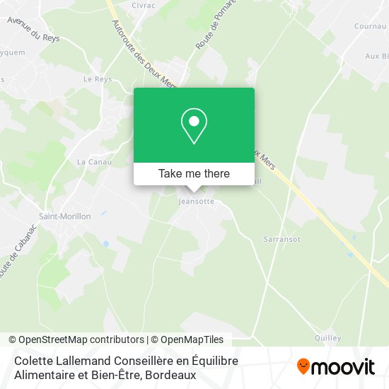 Colette Lallemand Conseillère en Équilibre Alimentaire et Bien-Être map