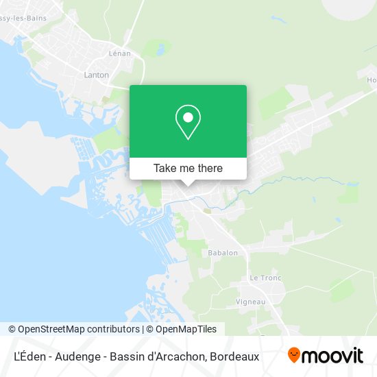 L'Éden - Audenge - Bassin d'Arcachon map