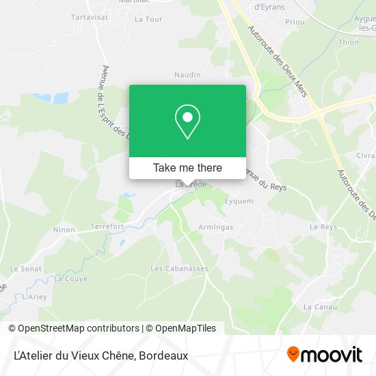 L'Atelier du Vieux Chêne map