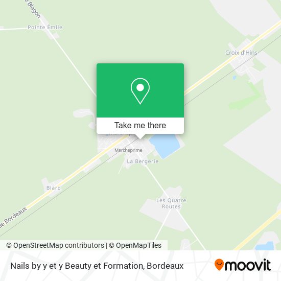 Nails by y et y Beauty et Formation map
