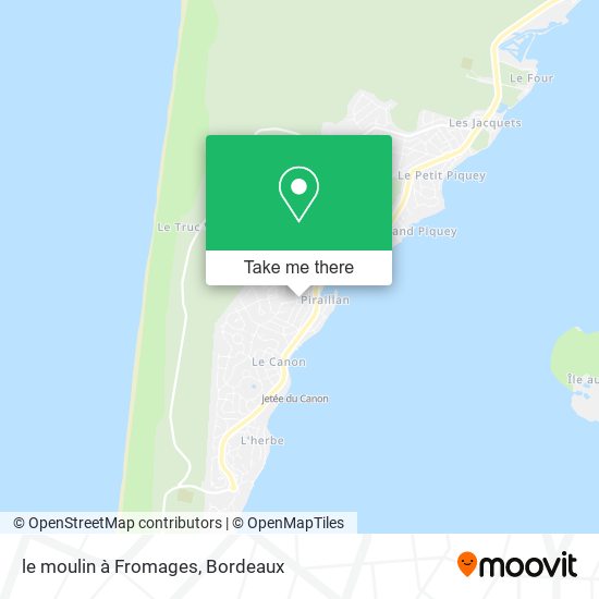 le moulin à Fromages map