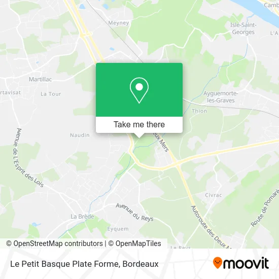 Le Petit Basque Plate Forme map