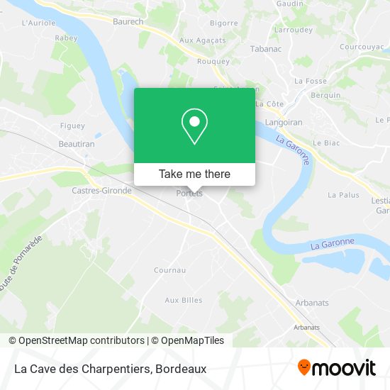 La Cave des Charpentiers map