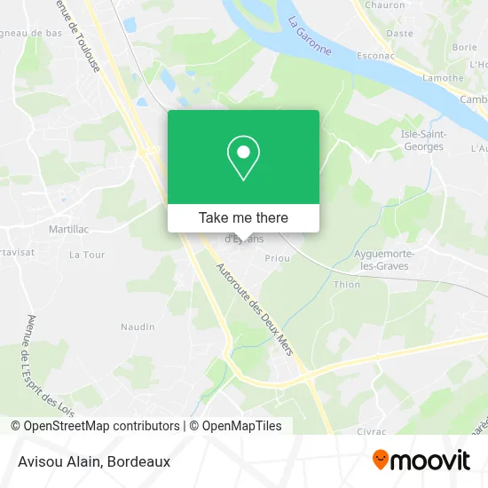 Avisou Alain map
