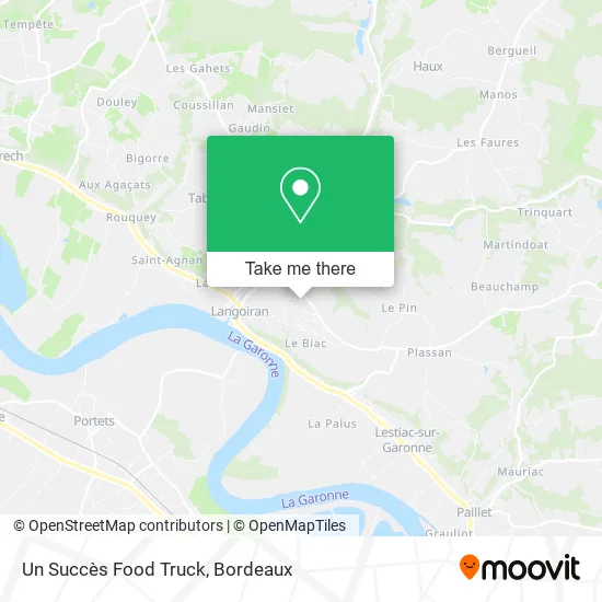Un Succès Food Truck map