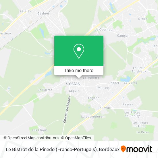 Le Bistrot de la Pinède (Franco-Portugais) map
