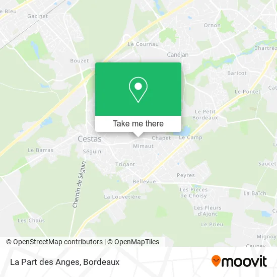 La Part des Anges map