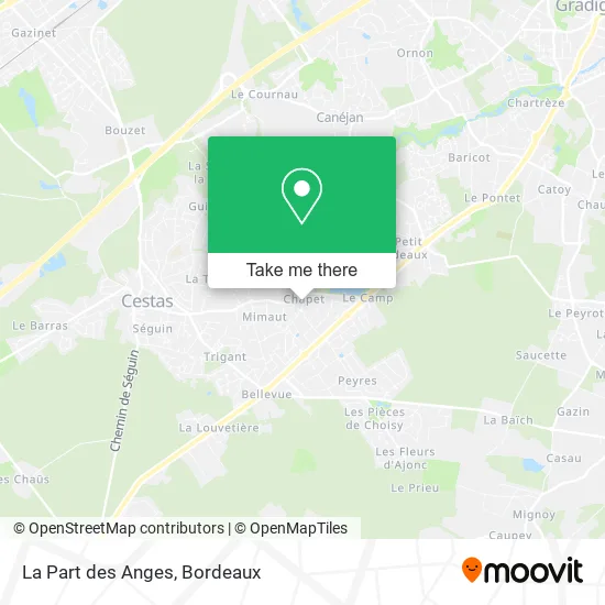 La Part des Anges map