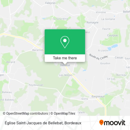 Église Saint-Jacques de Bellebat map