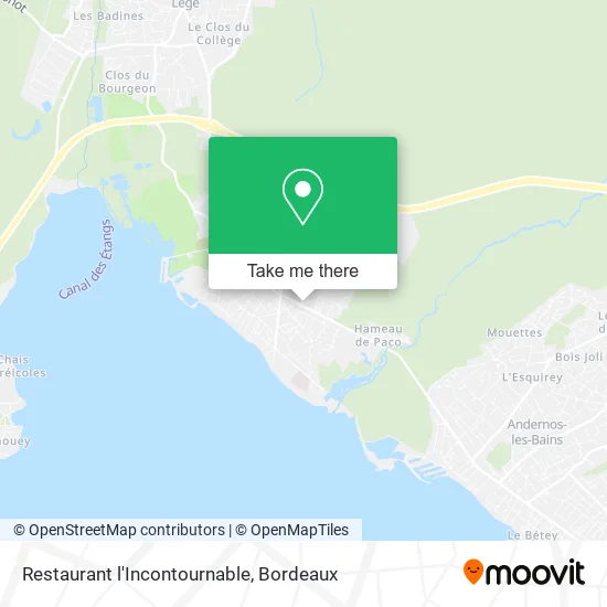 Restaurant l'Incontournable map
